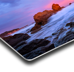 Thumbnail sample of fine art landscape photography print on metal - radiant nature wall art by Matt Purciel