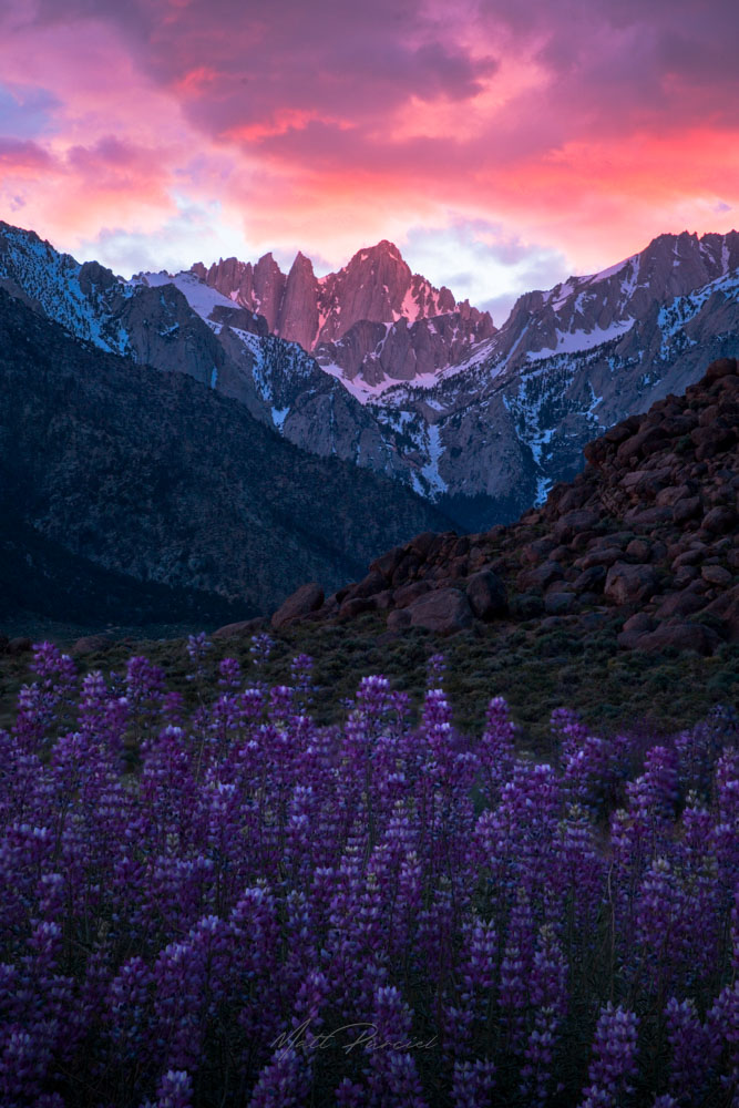 Mt Whitney Sunrise, Alabama Hills