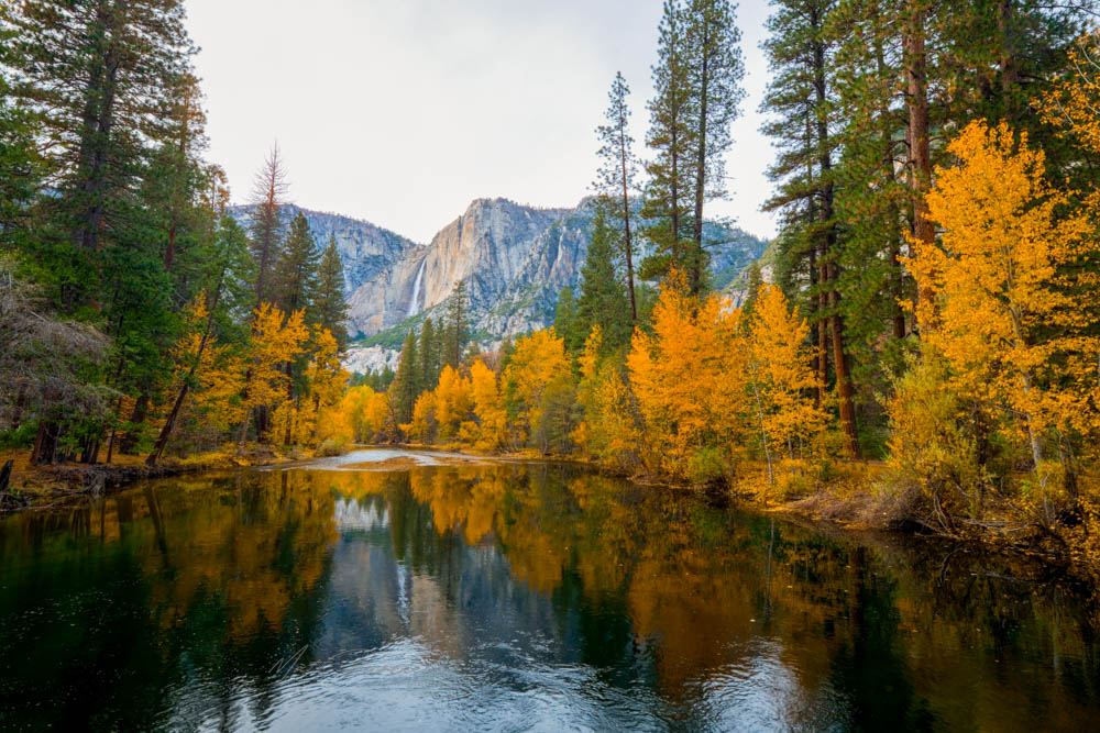 Yosemite Falls, Fall Colors