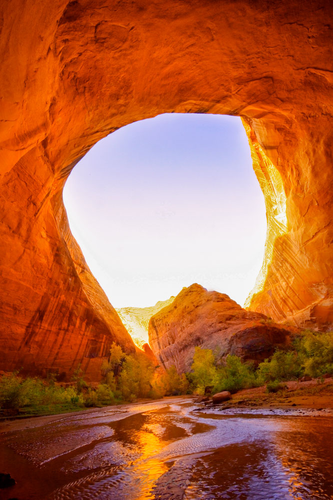 Coyote Gulch - Scenic slot canyon landscape in the Southwest